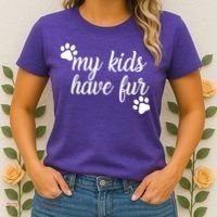 My Kids Have Fur Women's T-Shirt thumb 2