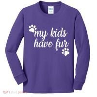 My Kids Have Fur Kids Long Sleeve Shirt thumb 0