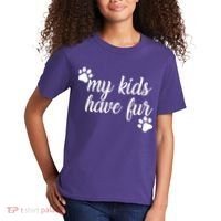 My Kids Have Fur Kids T-Shirt thumb 2
