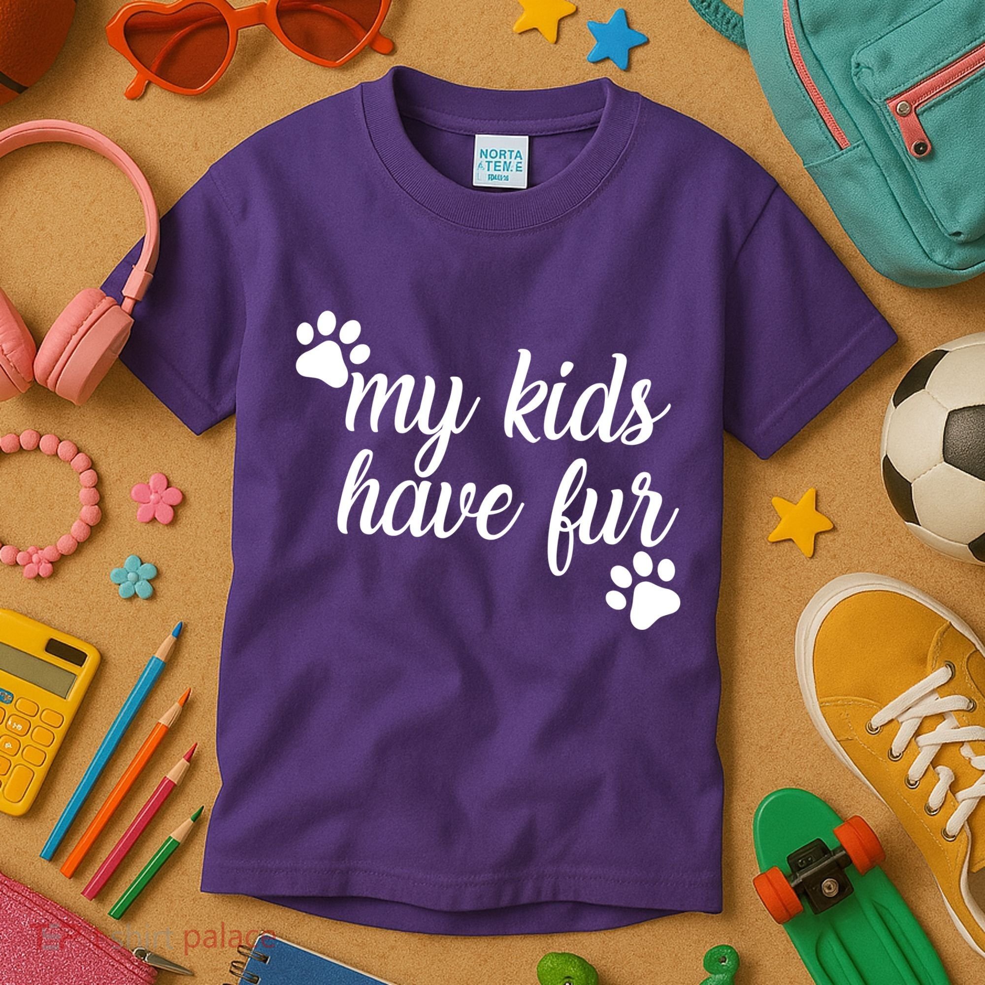 My Kids Have Fur Kids T-Shirt