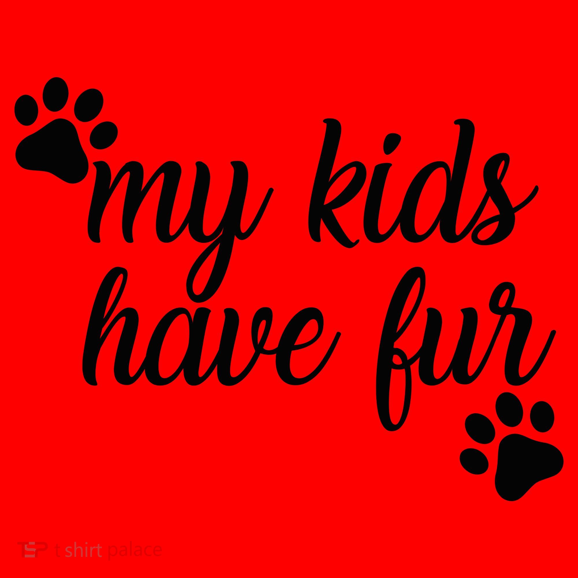 My Kids Have Fur Santa Hat
