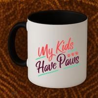 My Kids Have Paws Pet Owner Coffee Mug thumb 2