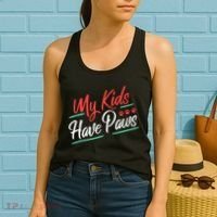 My Kids Have Paws Pet Owner Women's Tank Top thumb 2