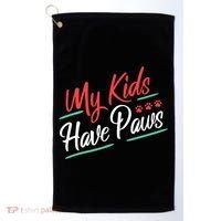 My Kids Have Paws Pet Owner Golf Towel thumb 0
