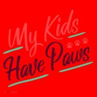 My Kids Have Paws Pet Owner Santa Hat thumb 1