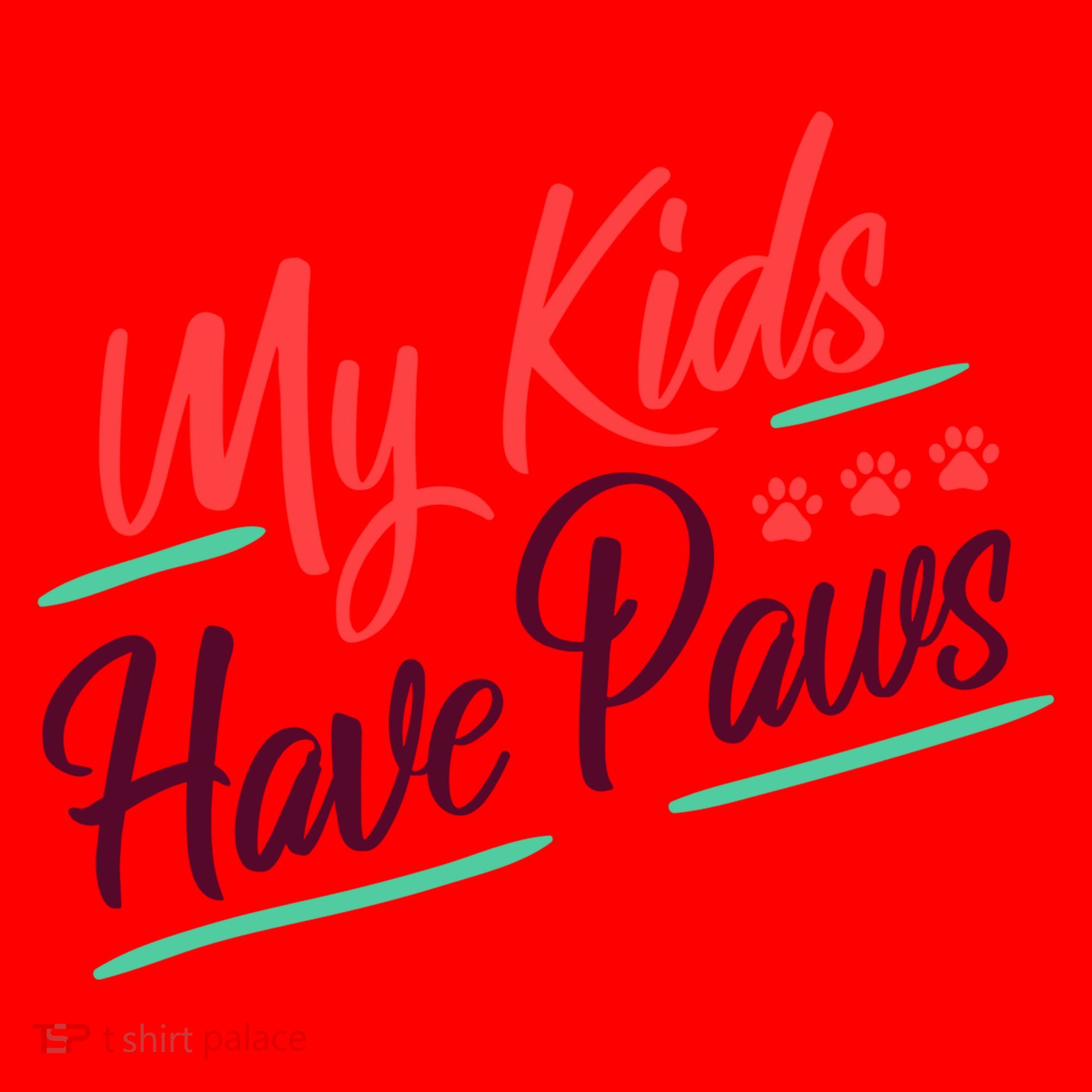 My Kids Have Paws Pet Owner Santa Hat