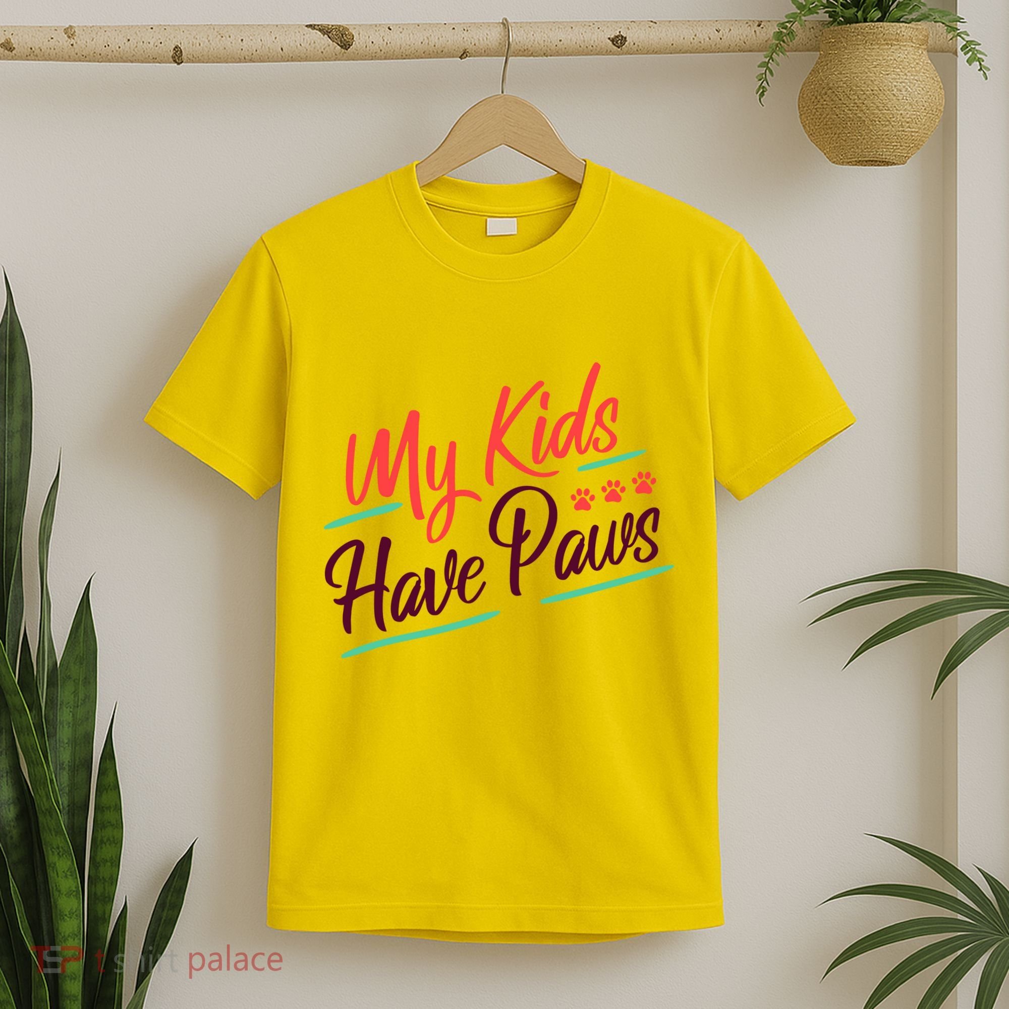 My Kids Have Paws Pet Owner T-Shirt