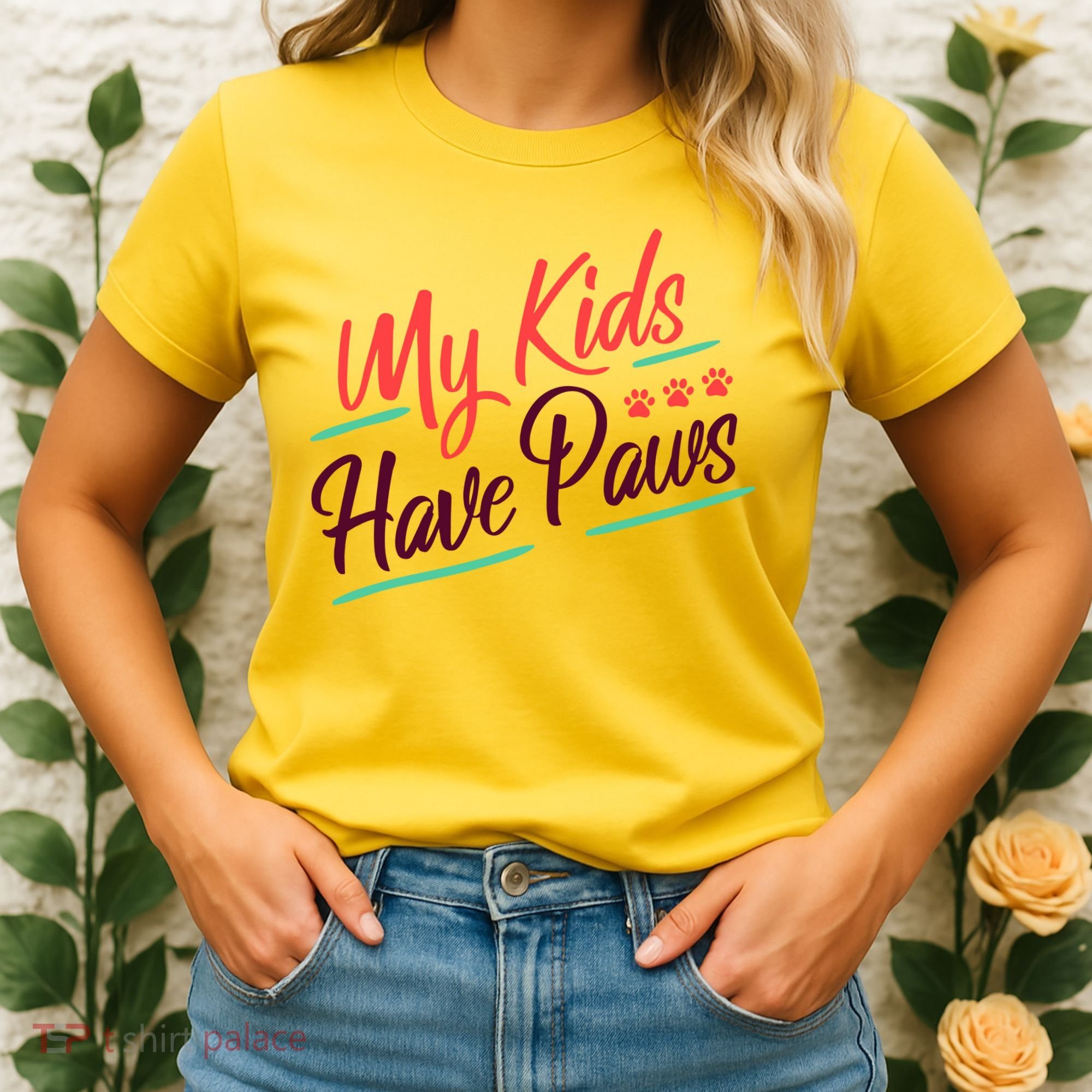 My Kids Have Paws Pet Owner Women's T-Shirt