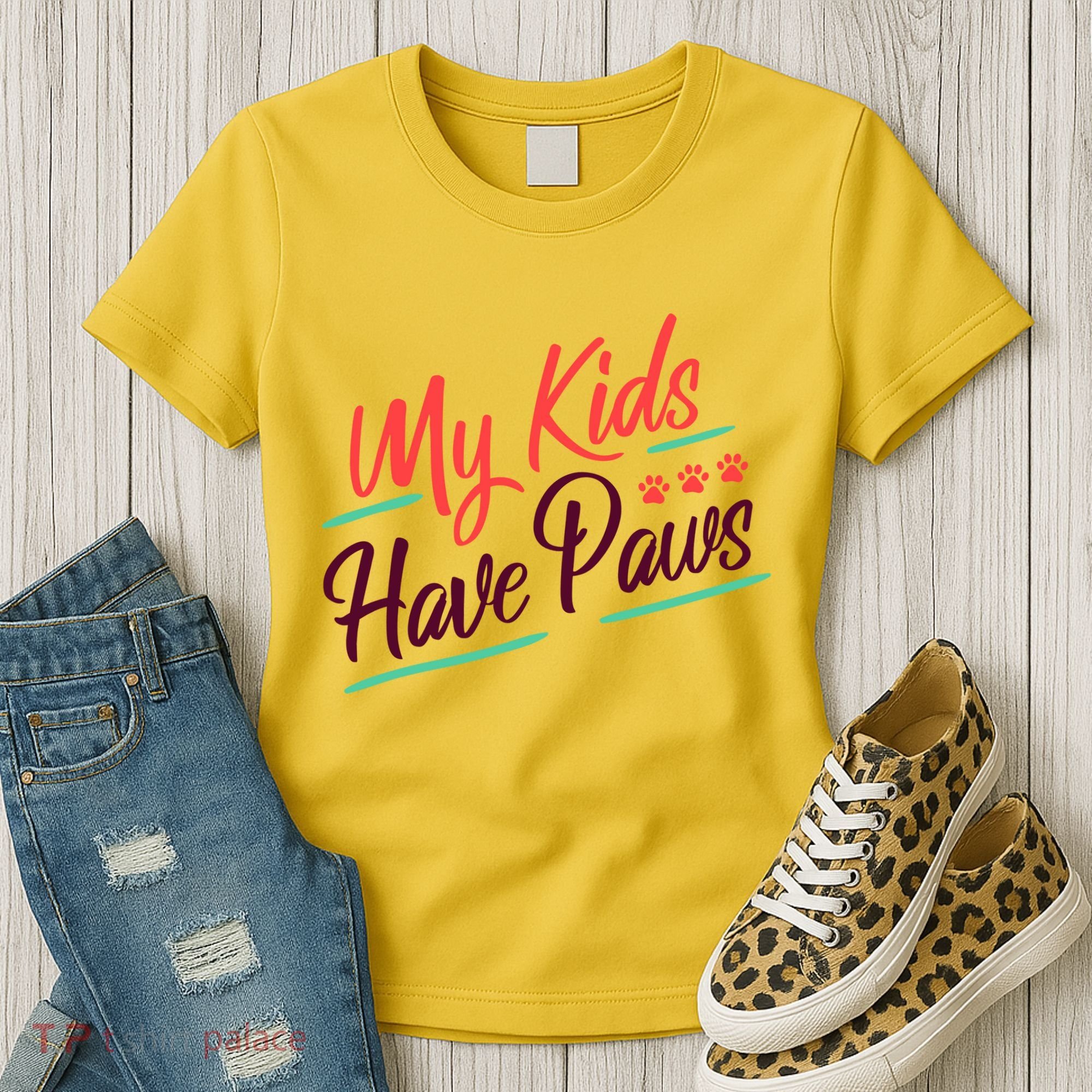 My Kids Have Paws Pet Owner Women's T-Shirt