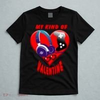 My Kind Of Valentine Gamer  T-Shirt thumb 5