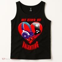 My Kind Of Valentine Gamer  Tank Top thumb 2