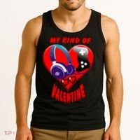 My Kind Of Valentine Gamer  Tank Top thumb 3