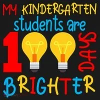 My Kindergarten Student Are 100 Days Brighter Baby Bodysuit thumb 2