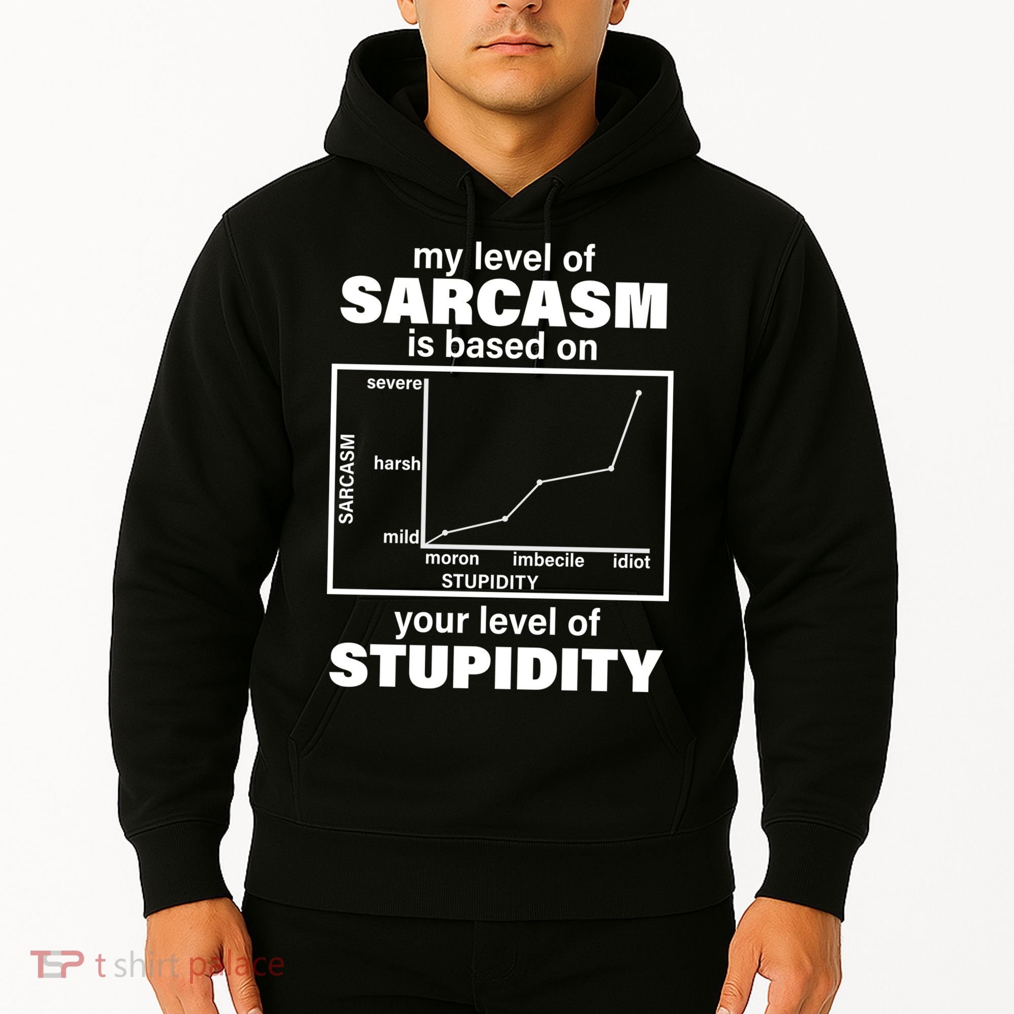My Level Of Sarcasm Depends On Your Level Of Stupidity Hoodie