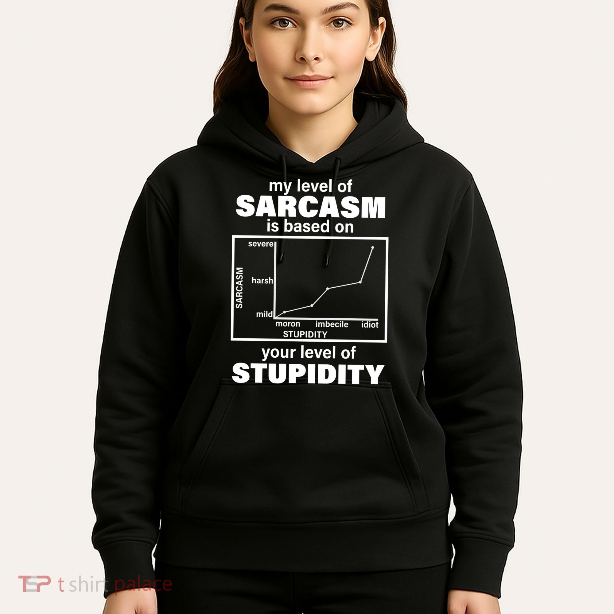 My Level Of Sarcasm Depends On Your Level Of Stupidity Hoodie