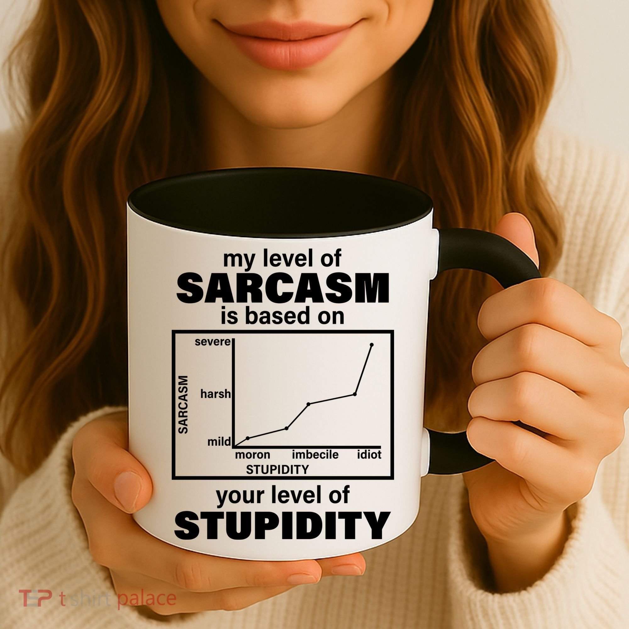 My Level Of Sarcasm Depends On Your Level Of Stupidity Coffee Mug