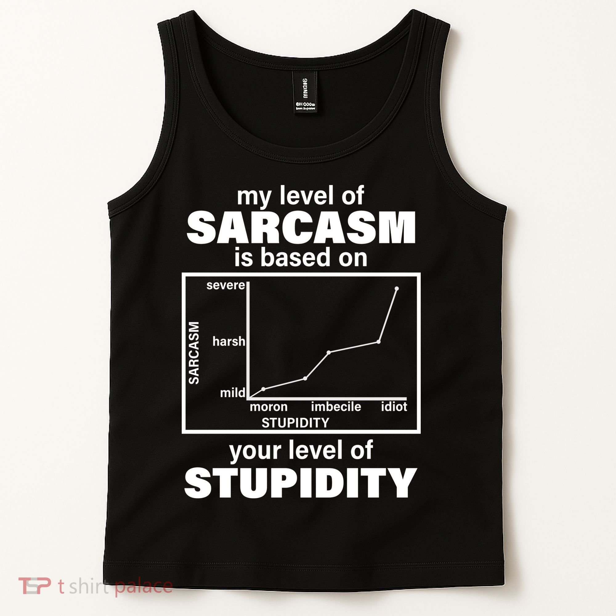My Level Of Sarcasm Depends On Your Level Of Stupidity Tank Top