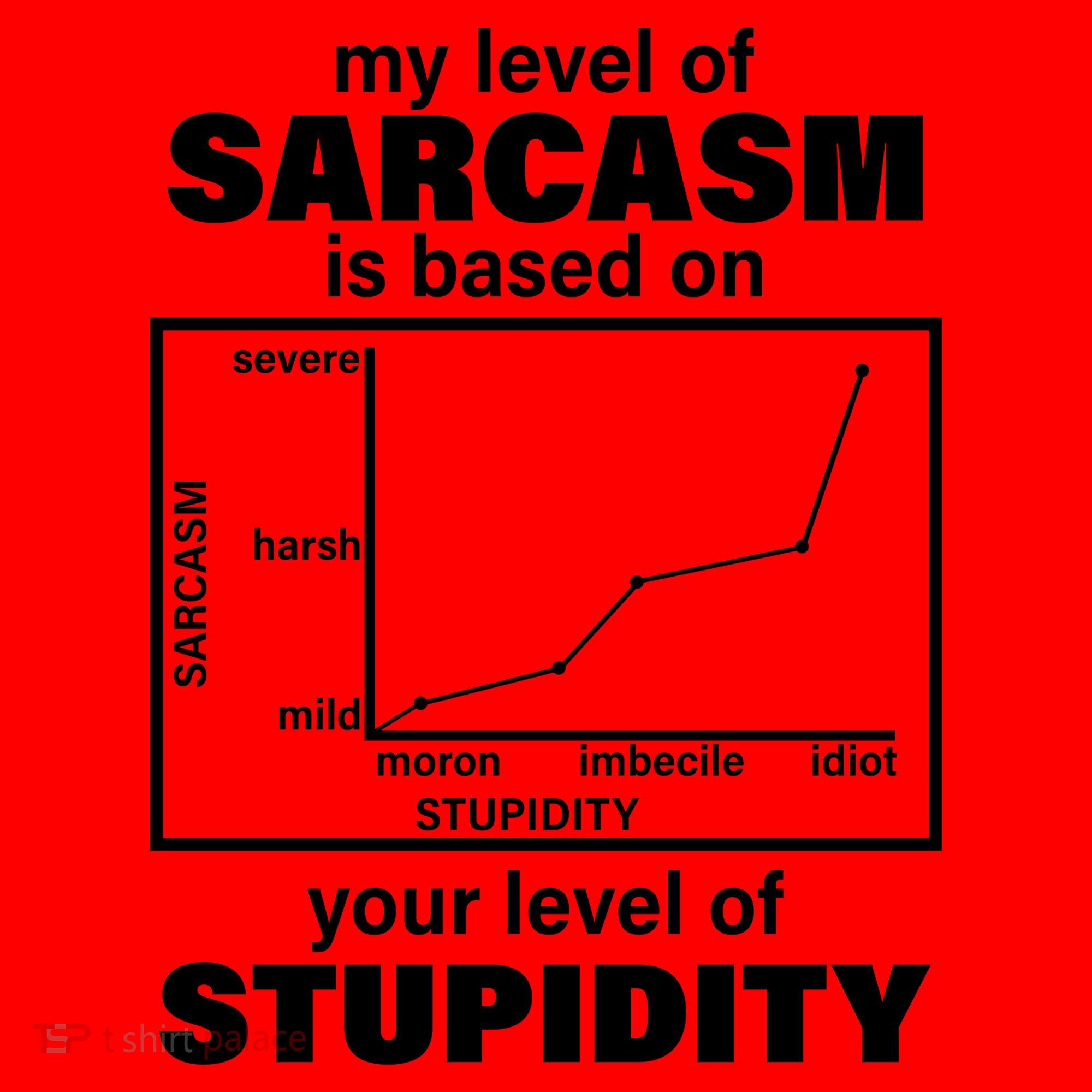My Level Of Sarcasm Depends On Your Level Of Stupidity Santa Hat