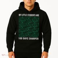 My Little Students Are 100 Days Sharper Hoodie thumb 2