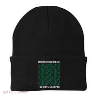 My Little Students Are 100 Days Sharper Beanie thumb 0