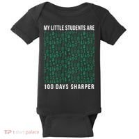 My Little Students Are 100 Days Sharper Baby Bodysuit thumb 0