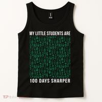 My Little Students Are 100 Days Sharper Tank Top thumb 2