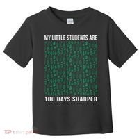 My Little Students Are 100 Days Sharper Toddler T-Shirt thumb 0