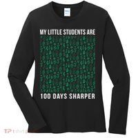 My Little Students Are 100 Days Sharper Women's Long Sleeve Shirt thumb 0