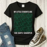 My Little Students Are 100 Days Sharper Women's T-Shirt thumb 3