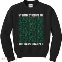 My Little Students Are 100 Days Sharper Kids Sweatshirt thumb 0