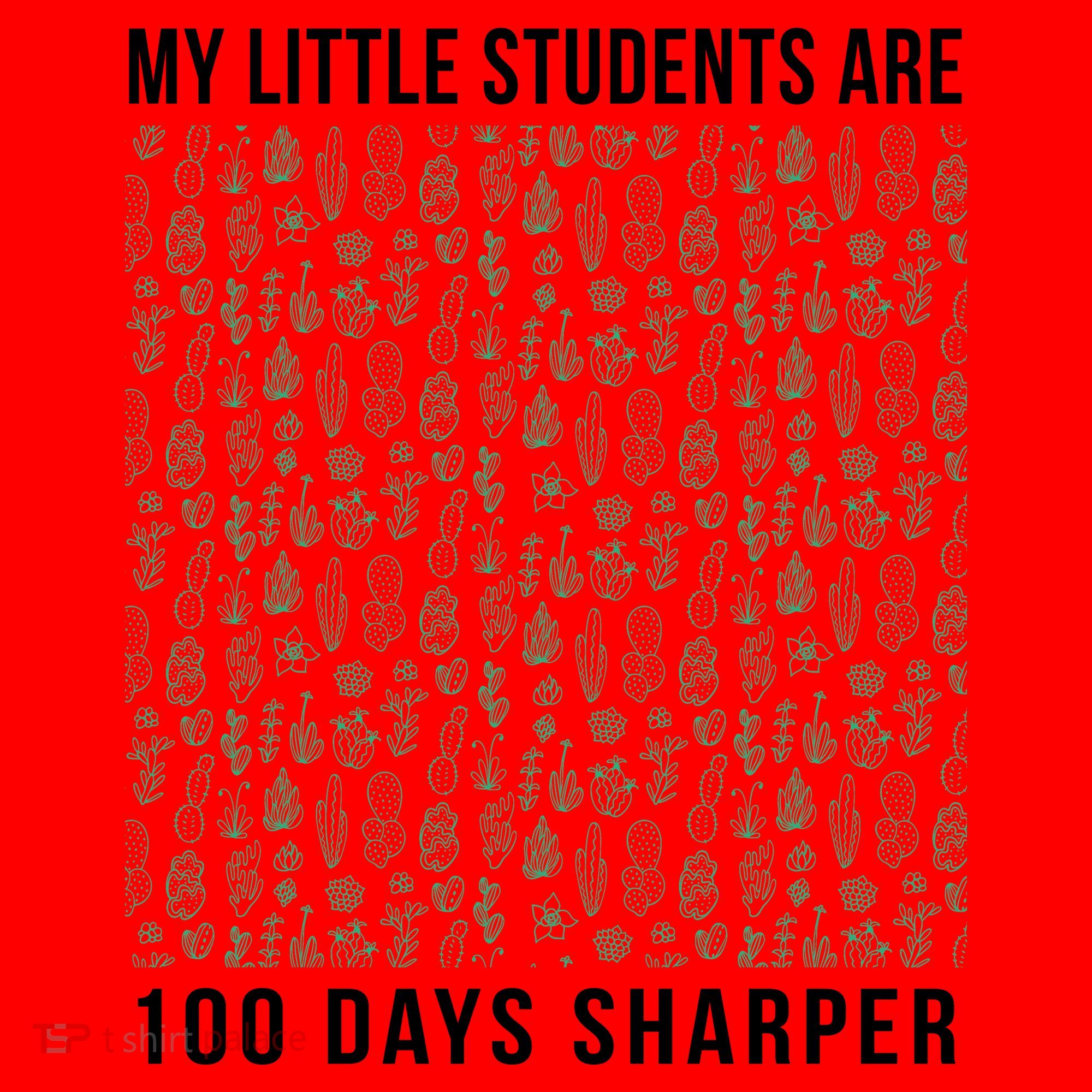 My Little Students Are 100 Days Sharper Santa Hat