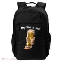 My Liver Is Fine Backpack thumb 0