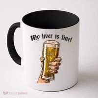 My Liver Is Fine Coffee Mug thumb 0