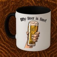 My Liver Is Fine Coffee Mug thumb 2