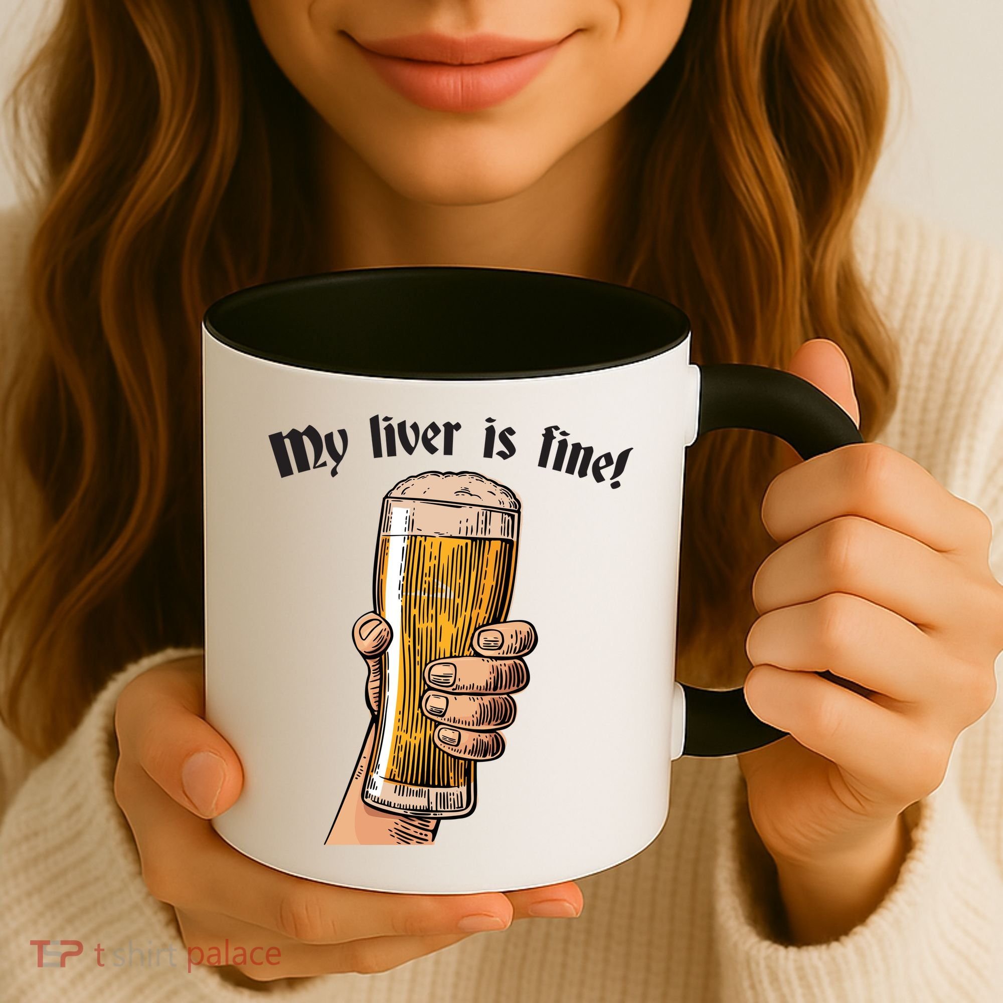 My Liver Is Fine Coffee Mug