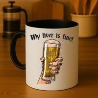 My Liver Is Fine Coffee Mug thumb 4