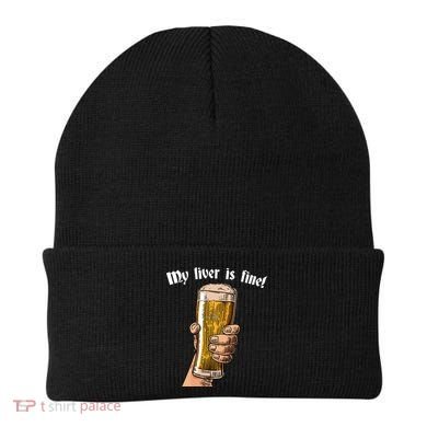 My Liver Is Fine Beanie