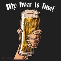 My Liver Is Fine Beanie thumb 2