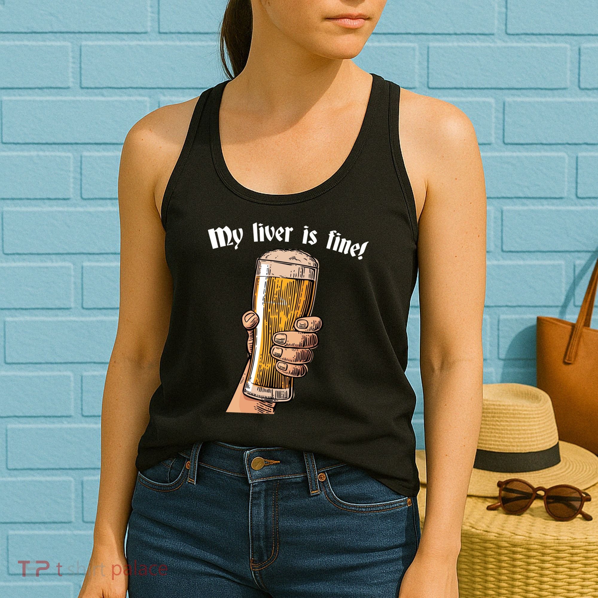 My Liver Is Fine Women's Tank Top