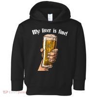 My Liver Is Fine Toddler Hoodie thumb 0