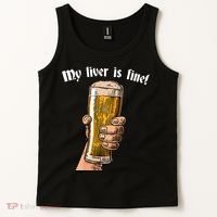My Liver Is Fine Tank Top thumb 2