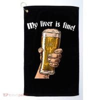 My Liver Is Fine Golf Towel thumb 0