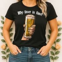 My Liver Is Fine Women's T-Shirt thumb 2