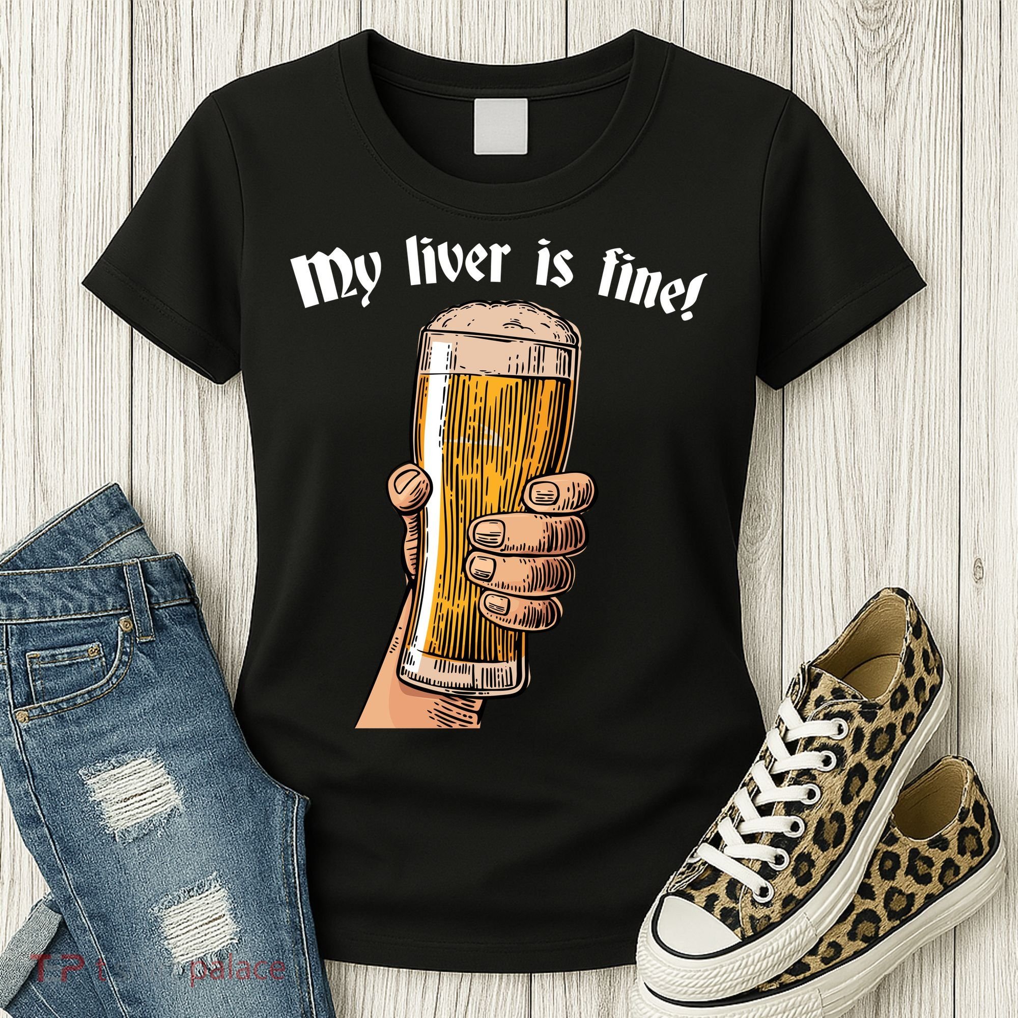My Liver Is Fine Women's T-Shirt