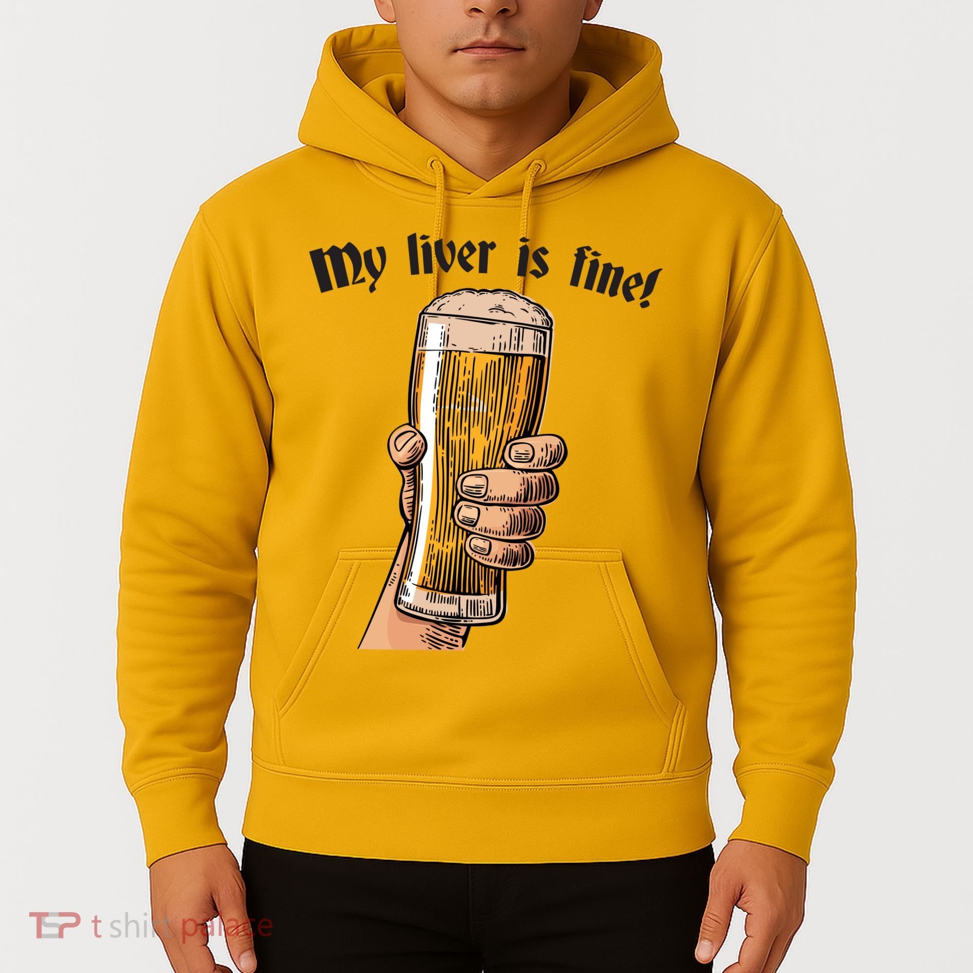 My Liver Is Fine Hoodie