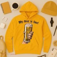 My Liver Is Fine Hoodie thumb 3