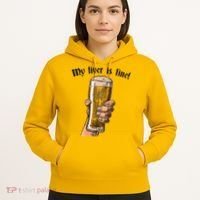 My Liver Is Fine Hoodie thumb 5