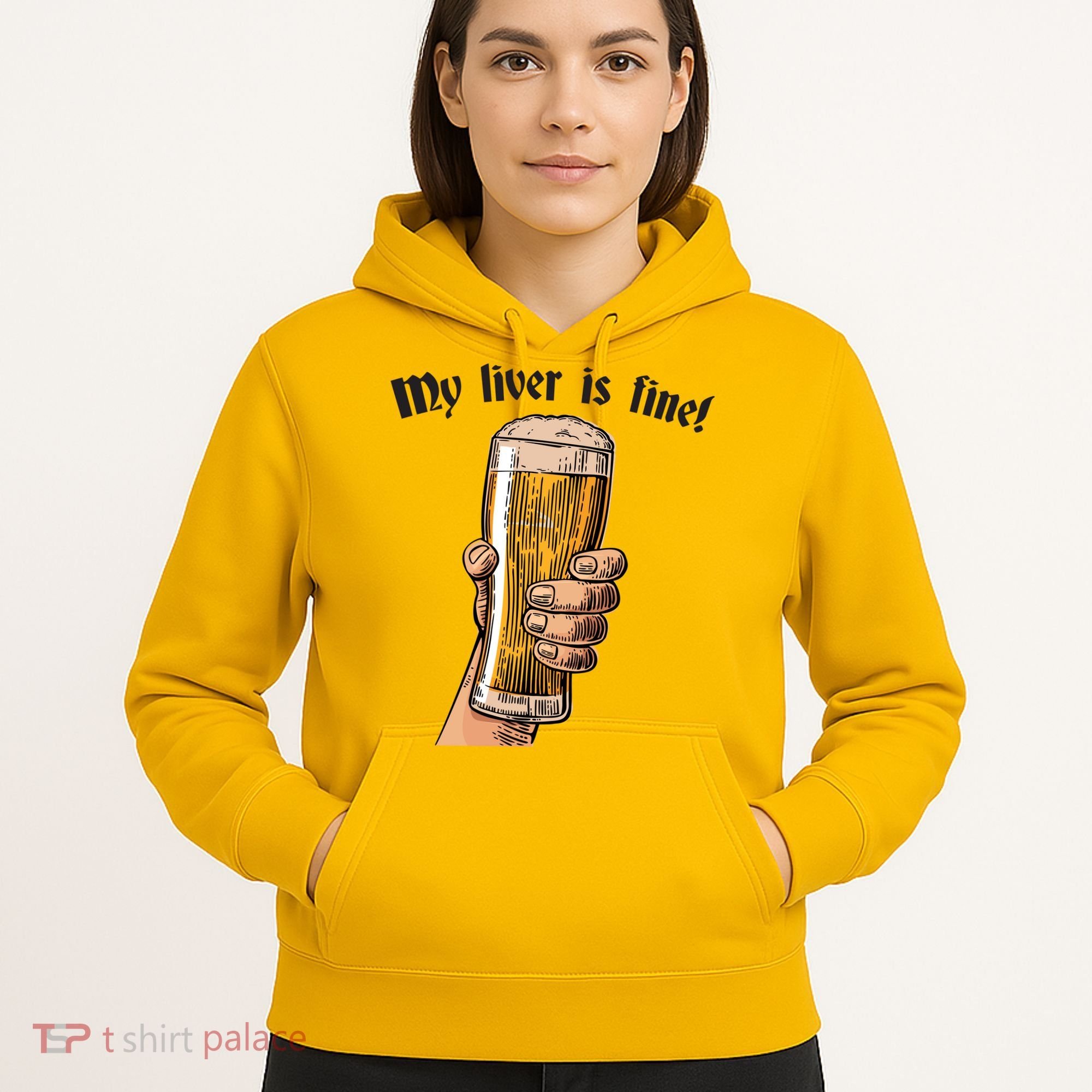 My Liver Is Fine Hoodie