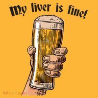 My Liver Is Fine Long Sleeve Shirt thumb 2