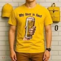 My Liver Is Fine T-Shirt thumb 6